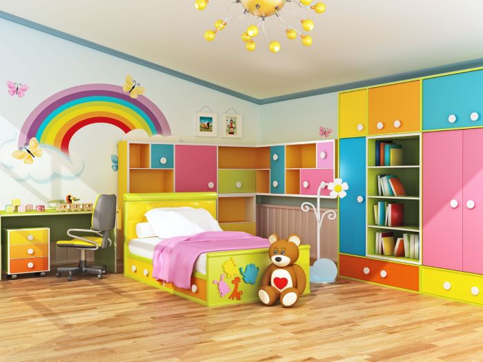 How to decorate a bedroom kids