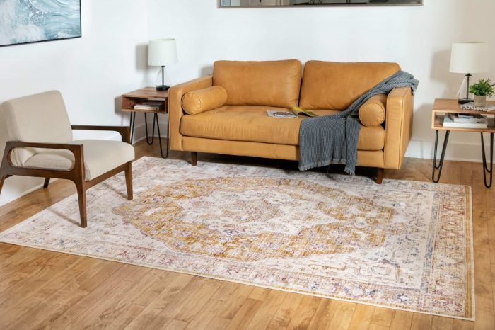 How to decorate apartment with rugs