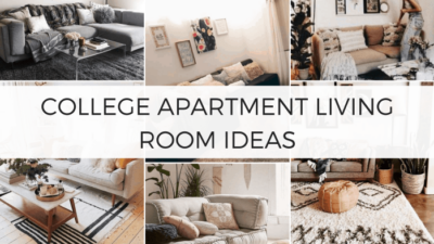 How to decorate a college apartment living room