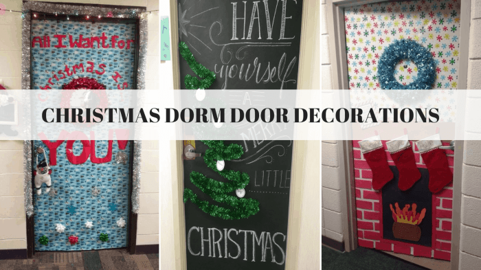 How to decorate your apartment door for christmas