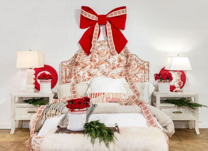 How can i decorate my bedroom for christmas