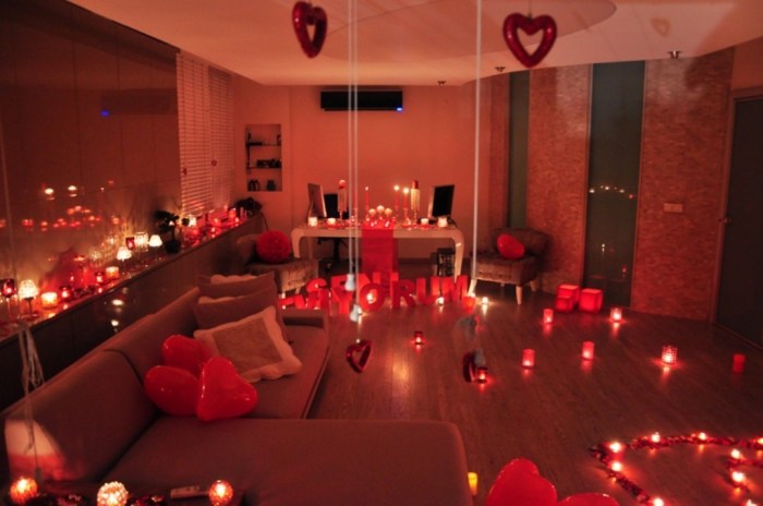 How to decorate your apartment for valentines day