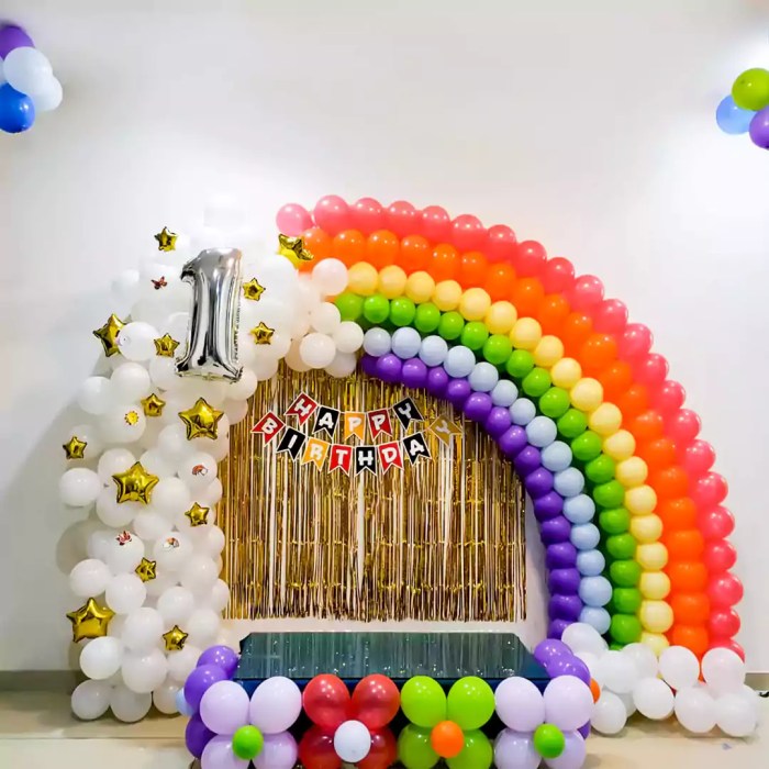 How to make a rainbow decoration