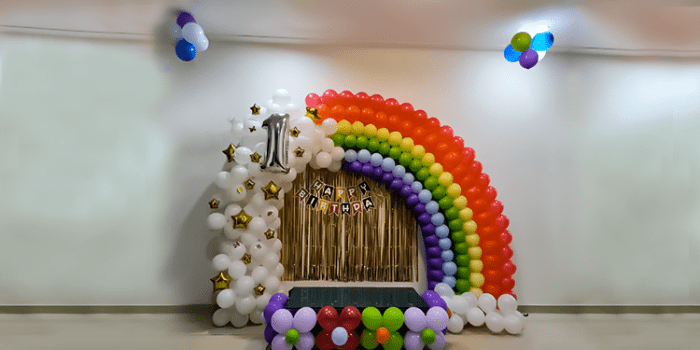 How to make a rainbow decoration