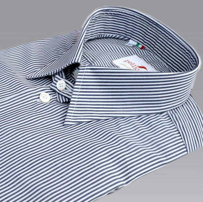 Men's white tab collar dress shirts