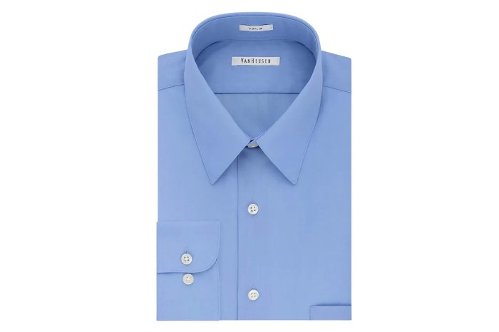 Mens blue dress shirt