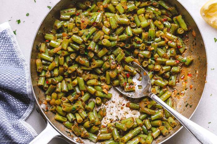 How to cook green beans indian style