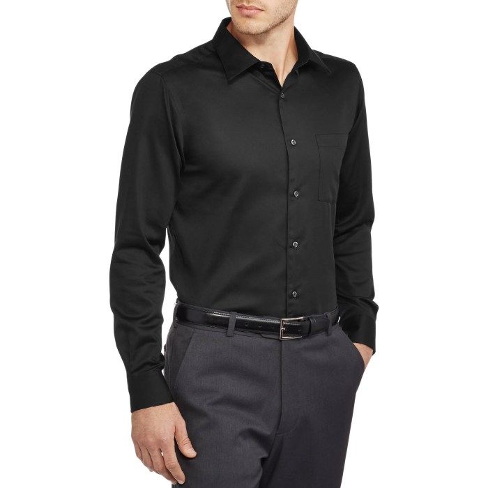 Men's sateen dress shirts